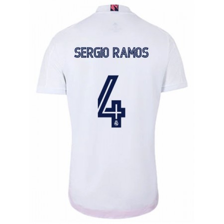 Real Madrid Fotbollströjor Sergio Ramos 4 Hemma tröja 2020/21 Kortärmad